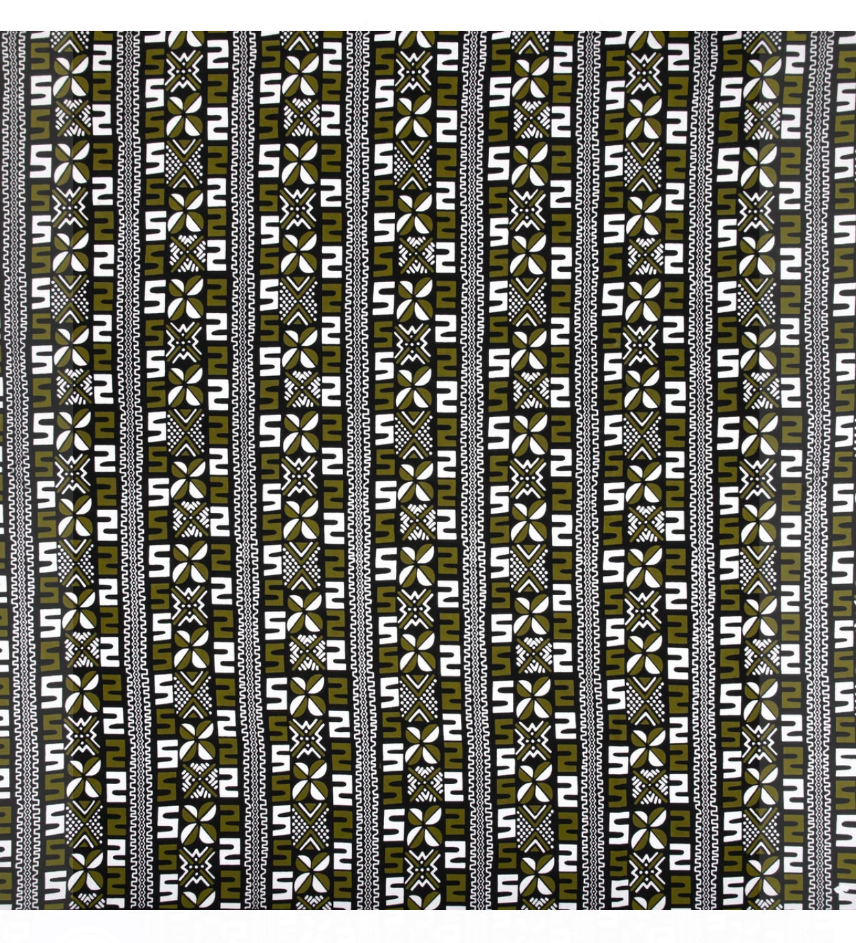 African Wax Print Cotton Fabric – 6 Yards