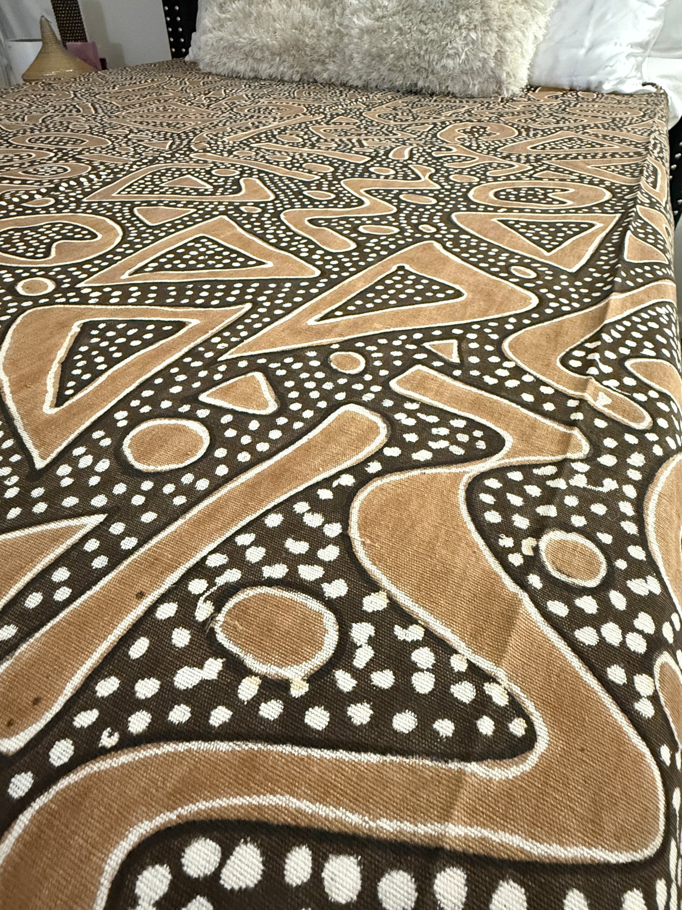 Desert Clay Mudcloth Blanket – 120” x 93”
