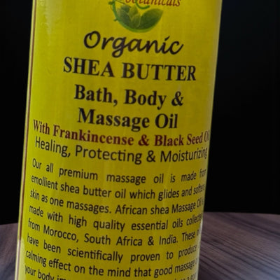 Organic Shea Butter Bath, Body & Massage Oil – Healing, Protecting & Moisturizing