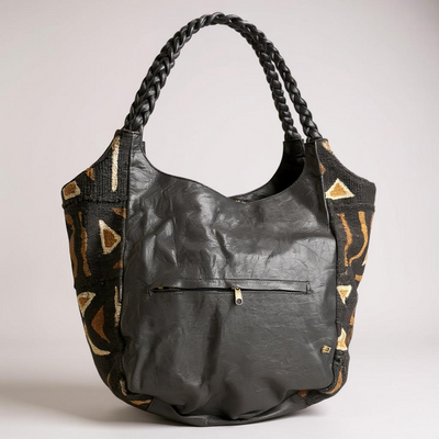 Tribal Essence: Handcrafted Mali Leather Bag
