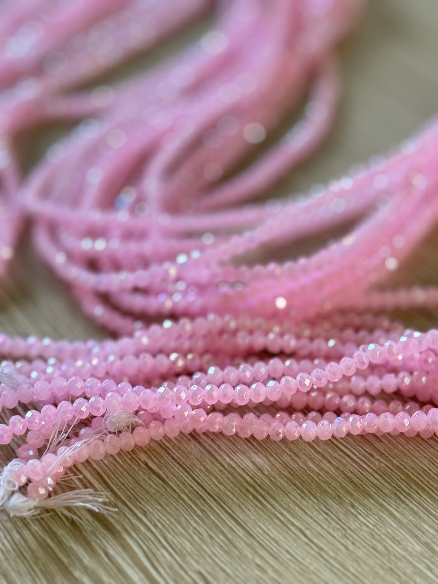 Pink crystal Waistbeads