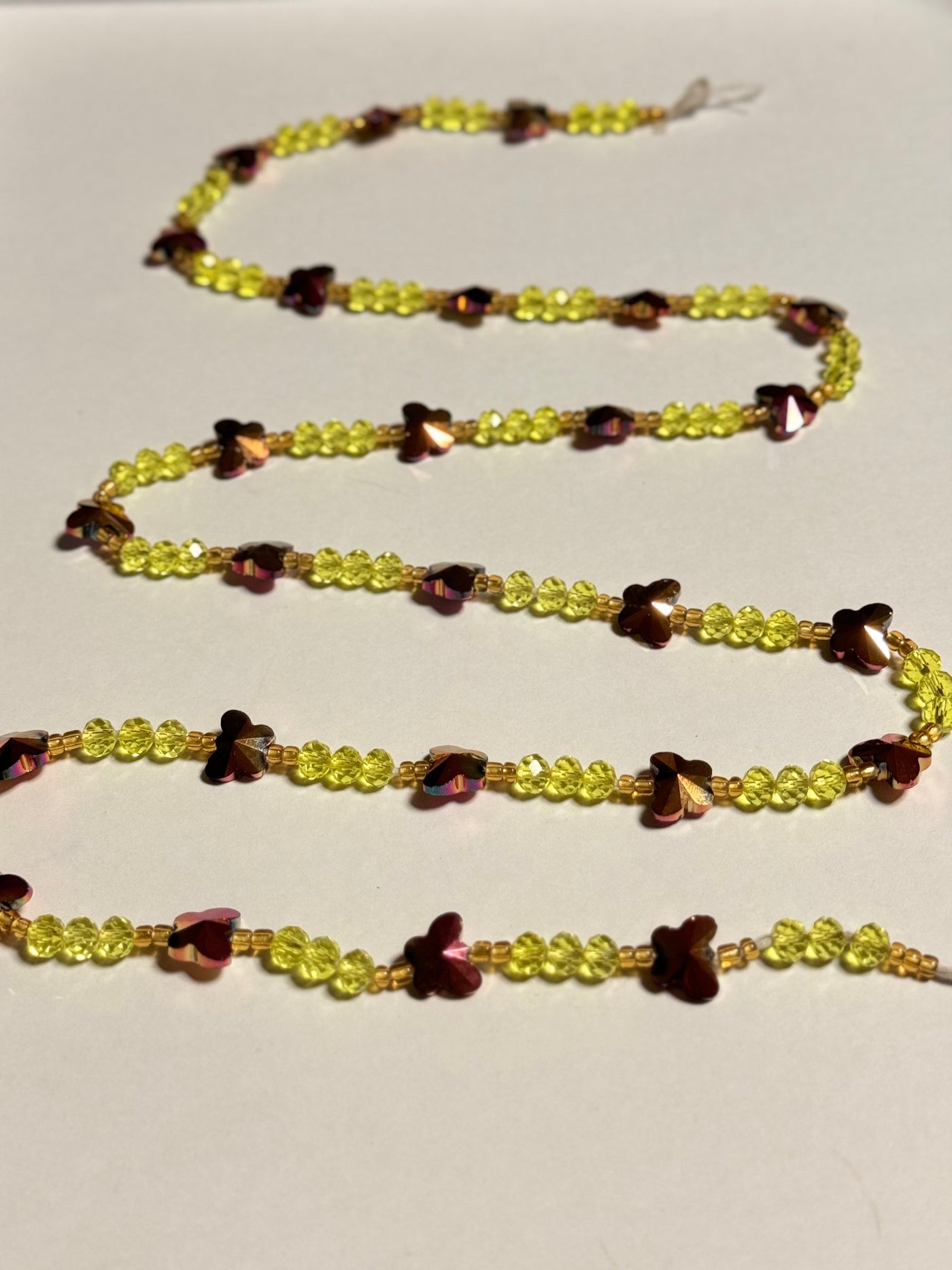 Femi (Love Me) Authentic Ghana Yellow Waistbeads 46 Inches