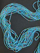 Load image into Gallery viewer, Your Royalty Twenty Strands Blue Mixed Waistbeads
