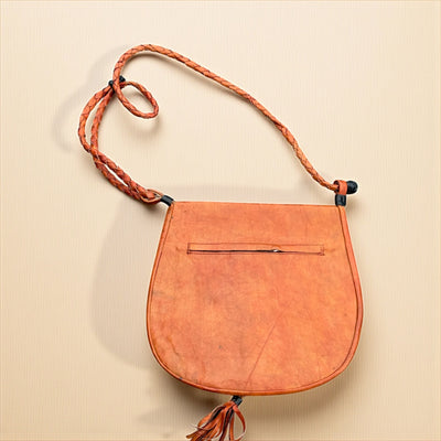 Mali Sunsets: Limited Edition Leather Messenger Bag 13”X14”