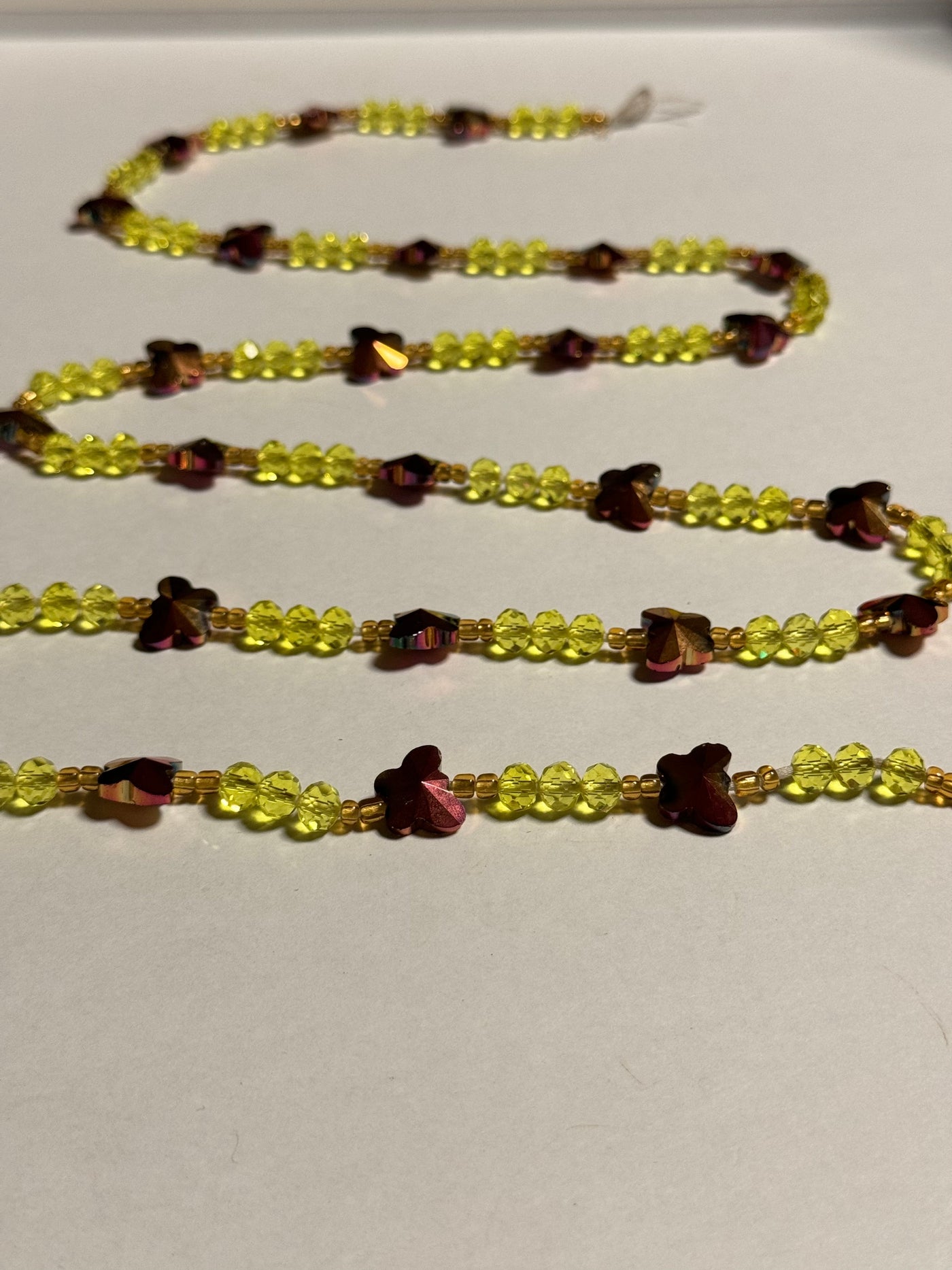 Femi (Love Me) Authentic Ghana Yellow Waistbeads 46 Inches (Wholesale)