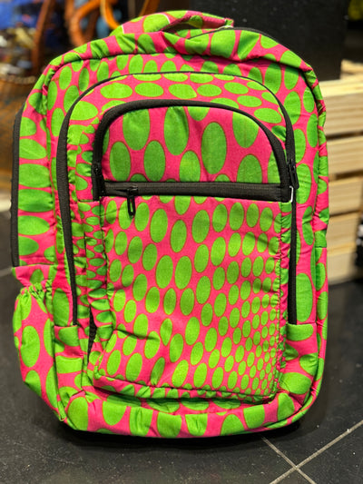 Vibrant African Print Backpacks - Perfect for Back to School