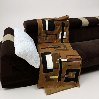 Modern Patterned Malian Bogolanfini
