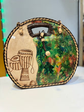 Charger l&#39;image dans la galerie, Burkina Faso Leather And Raffia Bag
