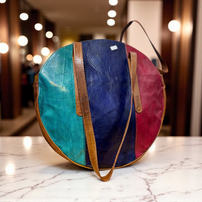 Mali Heritage Collection: Exquisite Handmade Leather Satchel
