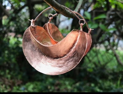 Copper Fulani Hoop Earrings – XS to Jumbo Sizes