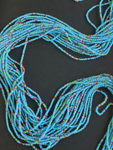Load image into Gallery viewer, Your Royalty Twenty Strands Blue Mixed Waistbeads
