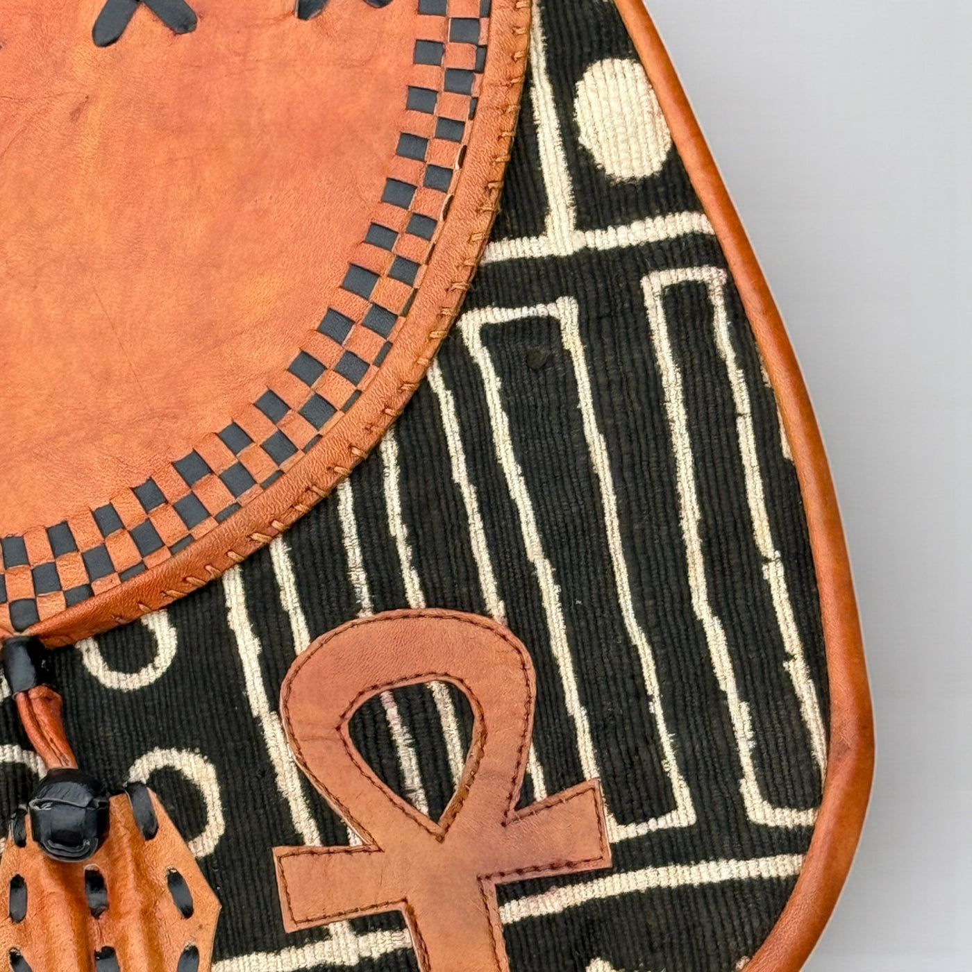 Mali Sunsets: Limited Edition Leather Messenger Bag 13”X14”