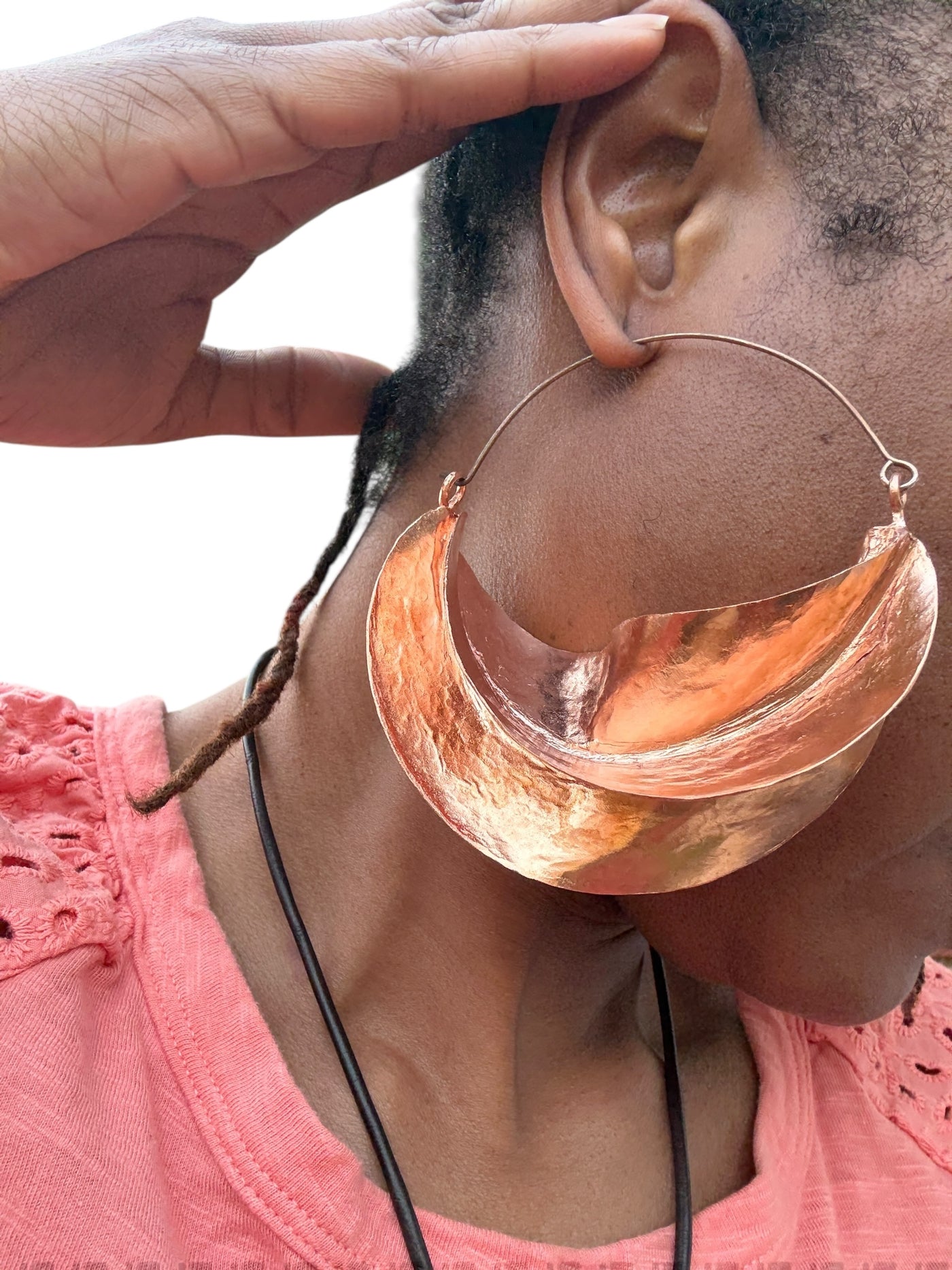 Copper Fulani Hoop Earrings – XS to Jumbo Sizes