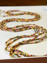 Load image into Gallery viewer, Kente Heishi Authentic Ghana Waistbeads 45 Inches
