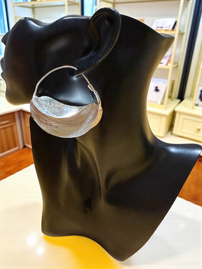 Classic Fulani Style 3 Hoop Earrings – 2.5 Inches (Gold & Silver Options)