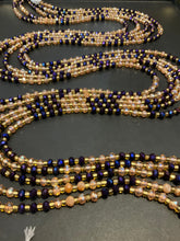 Load image into Gallery viewer, Osei (Noble) Purple Gold Waistbeads
