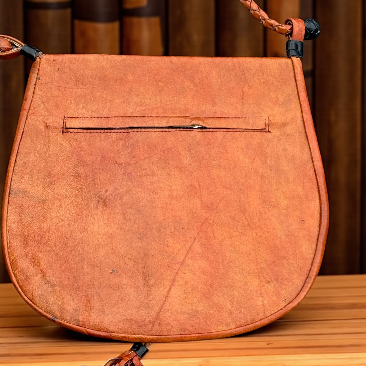 Mali Sunsets: Limited Edition Leather Messenger Bag 13”X14”