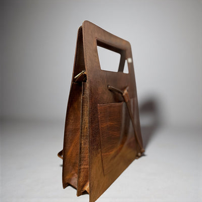 Desert Bloom: Hand-Tooled Mali Leather Bags