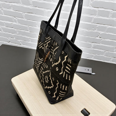Saramani Mudcloth Elegance Tote – 10x15x5