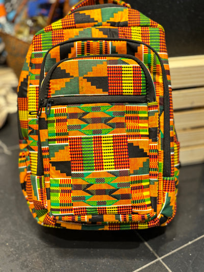 Vibrant African Print Backpacks - Perfect for Back to School