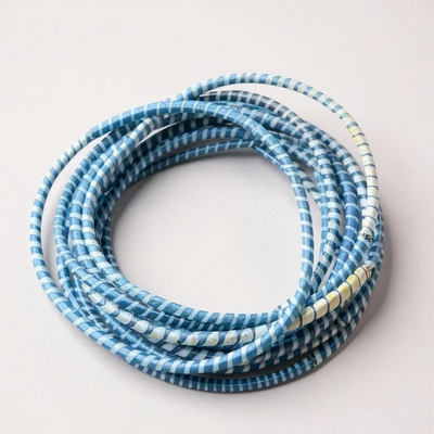 Handmade Recycled Flip-Flop Bracelet – Lightweight, Colorful & Eco-Friendly