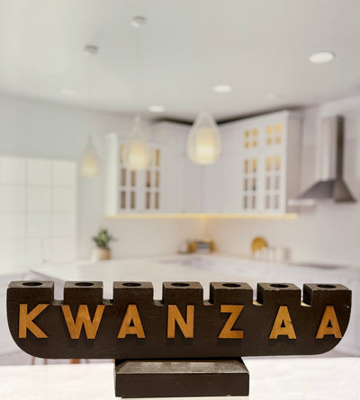 Handcrafted Kwanzaa kinara Candle Holders - Available in Two Stunning Colors