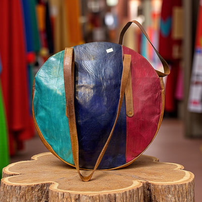 Mali Heritage Collection: Exquisite Handmade Leather Satchel