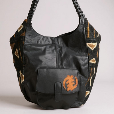 Tribal Essence: Handcrafted Mali Leather Bag