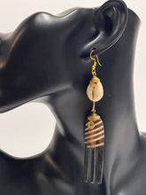 Load image into Gallery viewer, Authentic White Duafe Afrocentric Earrings
