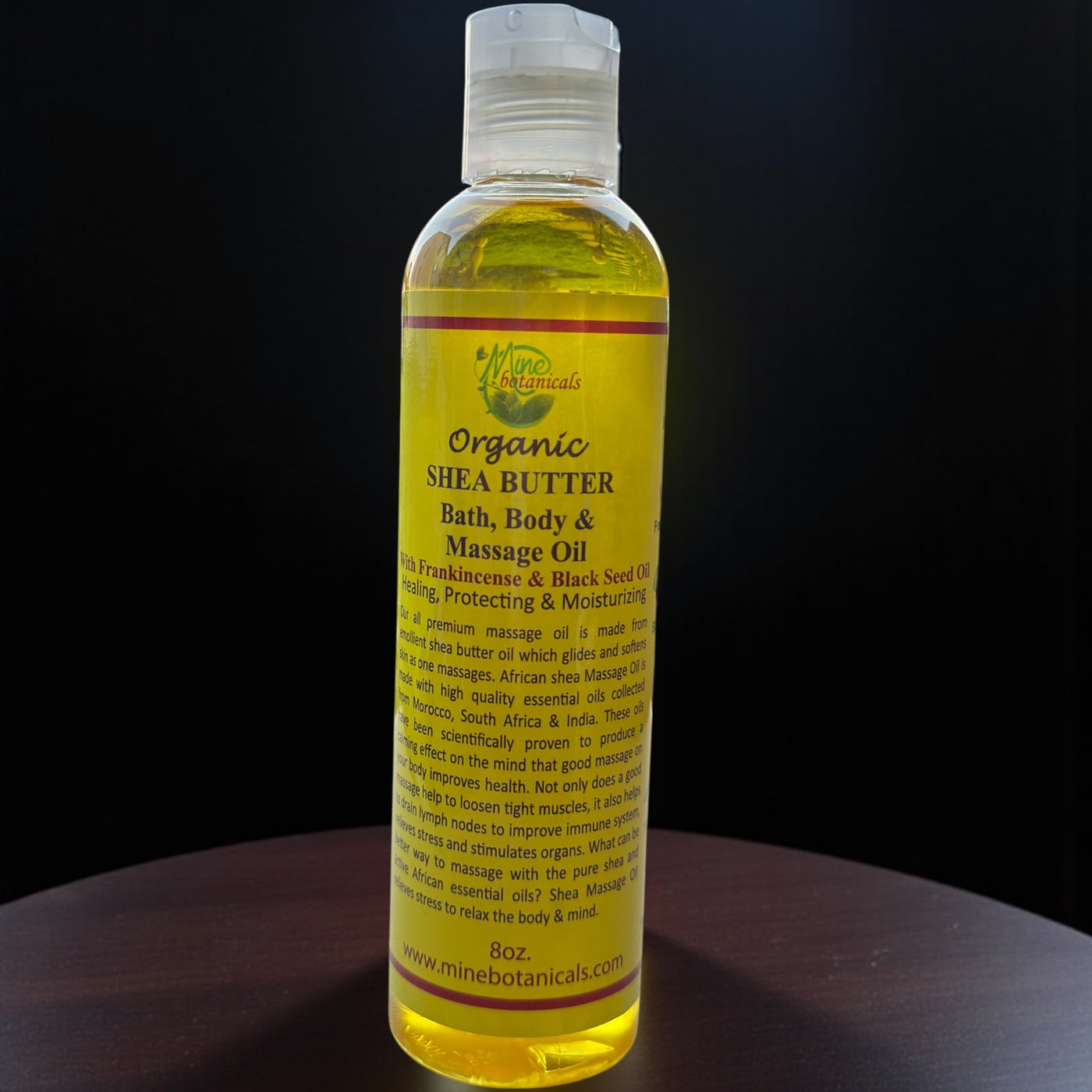 Organic Shea Butter Bath, Body & Massage Oil – Healing, Protecting & Moisturizing