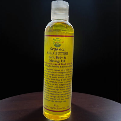 Organic Shea Butter Bath, Body & Massage Oil – Healing, Protecting & Moisturizing