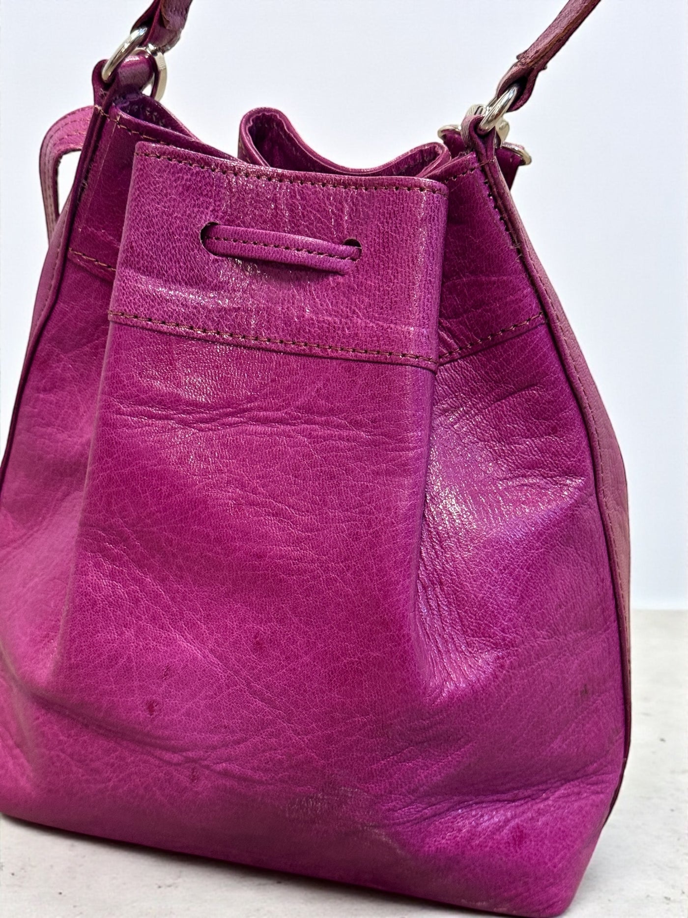 Midnight Orchid Mudcloth Mini Bucket Bag – Handmade in Mali (10x11x4 in)