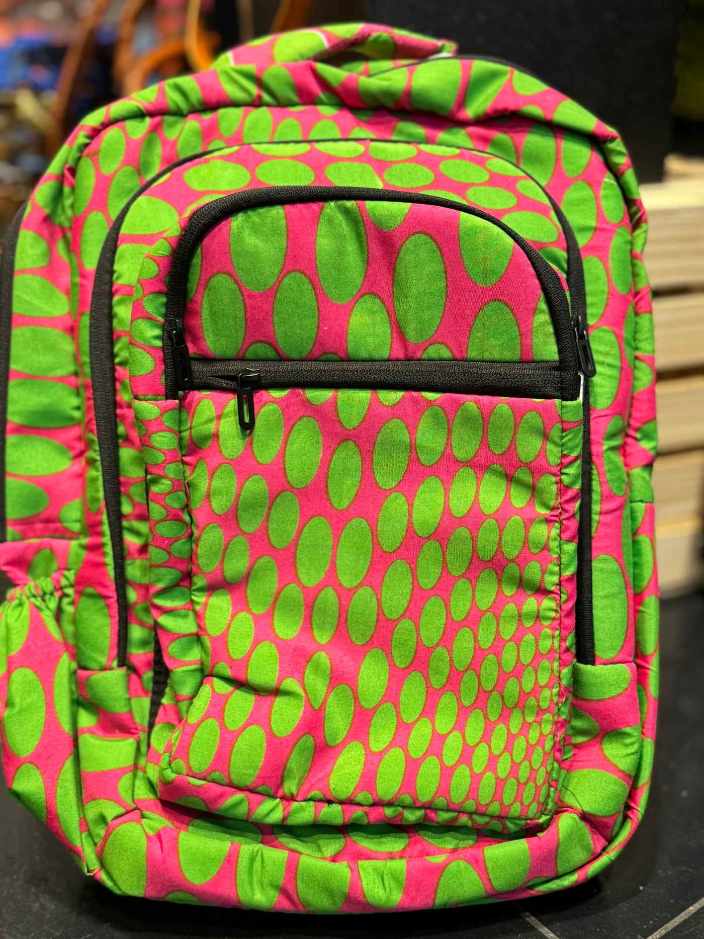 Vibrant African Print Backpacks - Perfect for Back to School