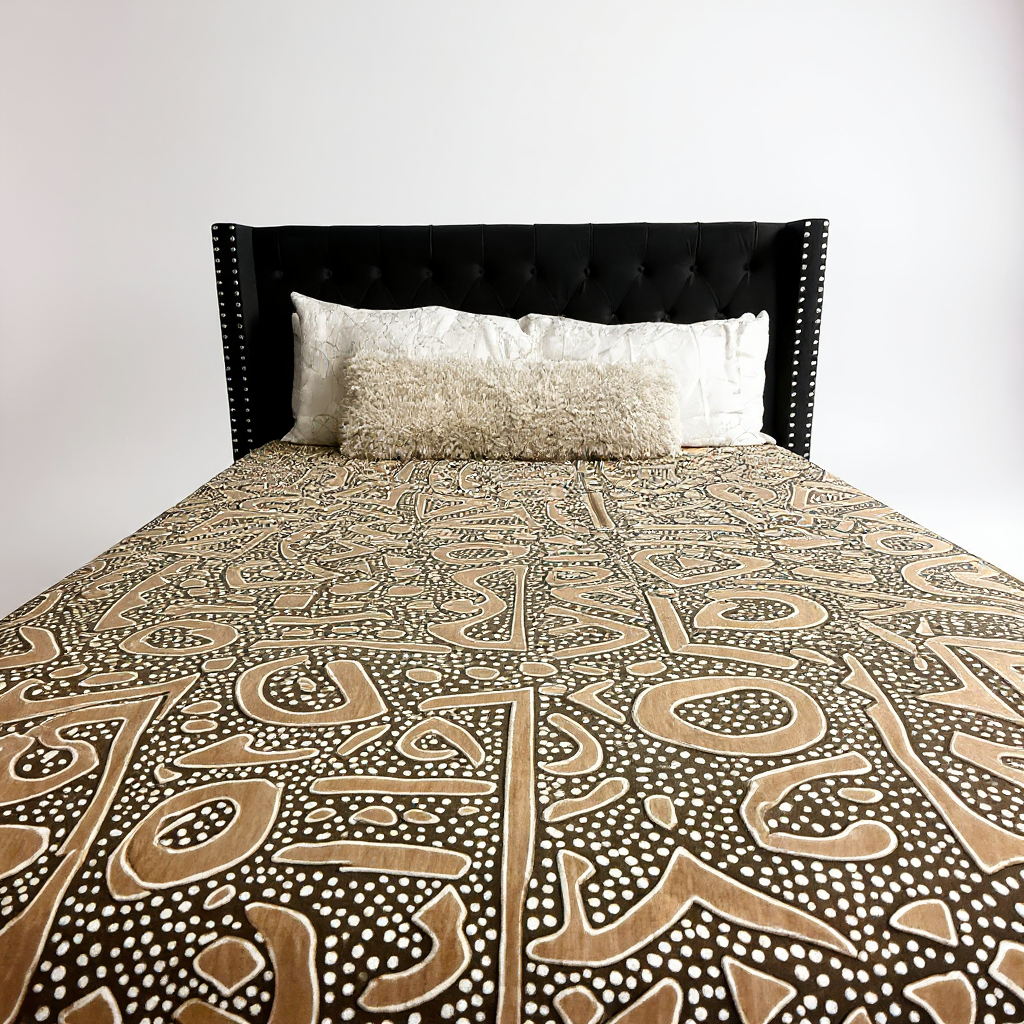 Desert Clay Mudcloth Blanket – 120” x 93”