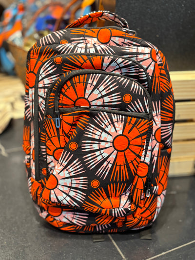 Vibrant African Print Backpacks - Perfect for Back to School