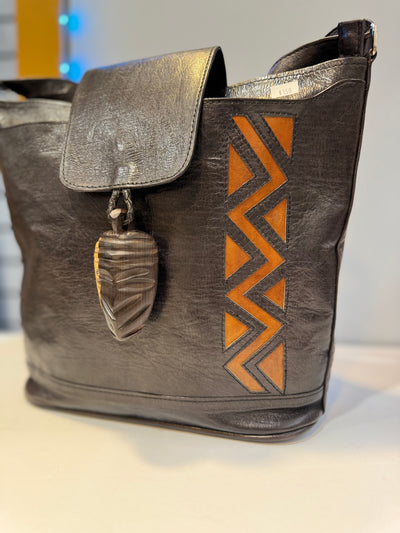 Malian Craftsmanship: Authentic Handmade Leather Bag
