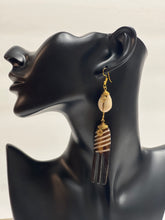 Load image into Gallery viewer, Authentic White Duafe Afrocentric Earrings
