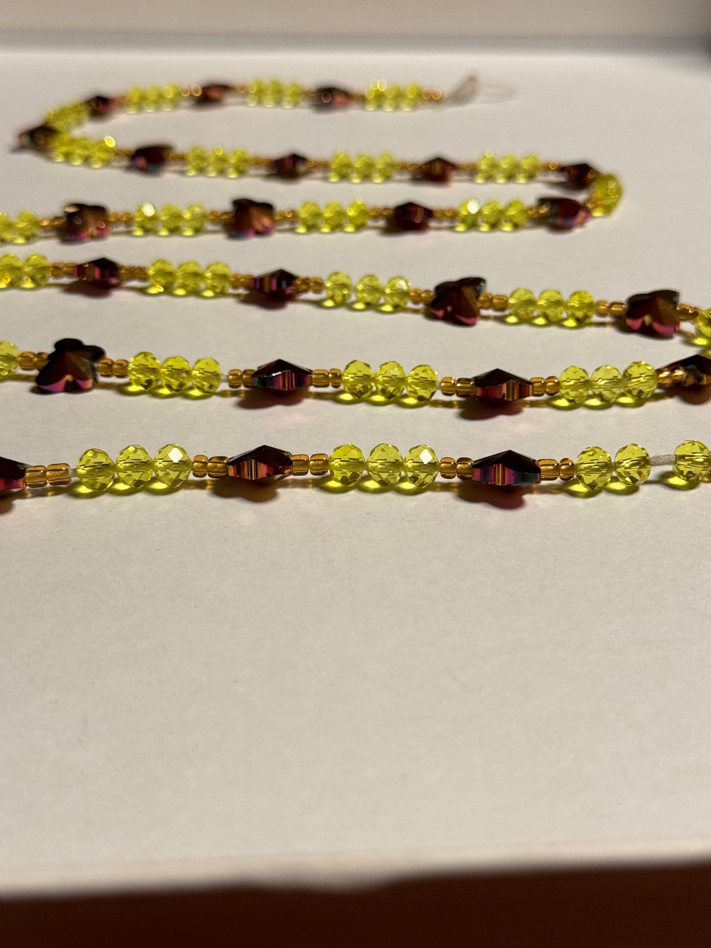 Femi (Love Me) Authentic Ghana Yellow Waistbeads 46 Inches (Wholesale)