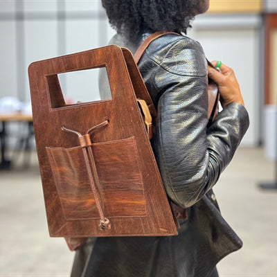 Desert Bloom: Hand-Tooled Mali Leather Bags