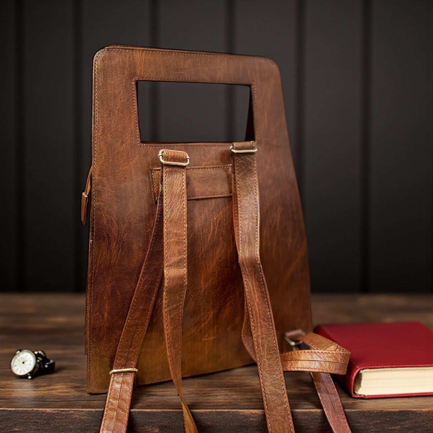 Desert Bloom: Hand-Tooled Mali Leather Bags