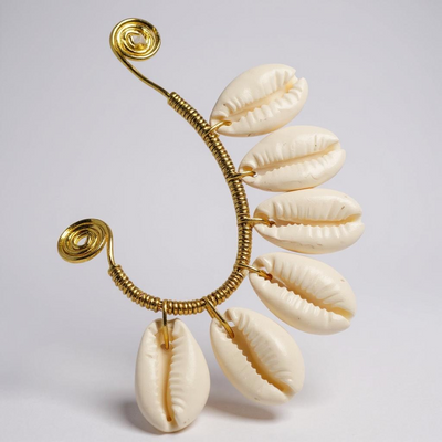Gold Wire Wrapped Ear Cuff