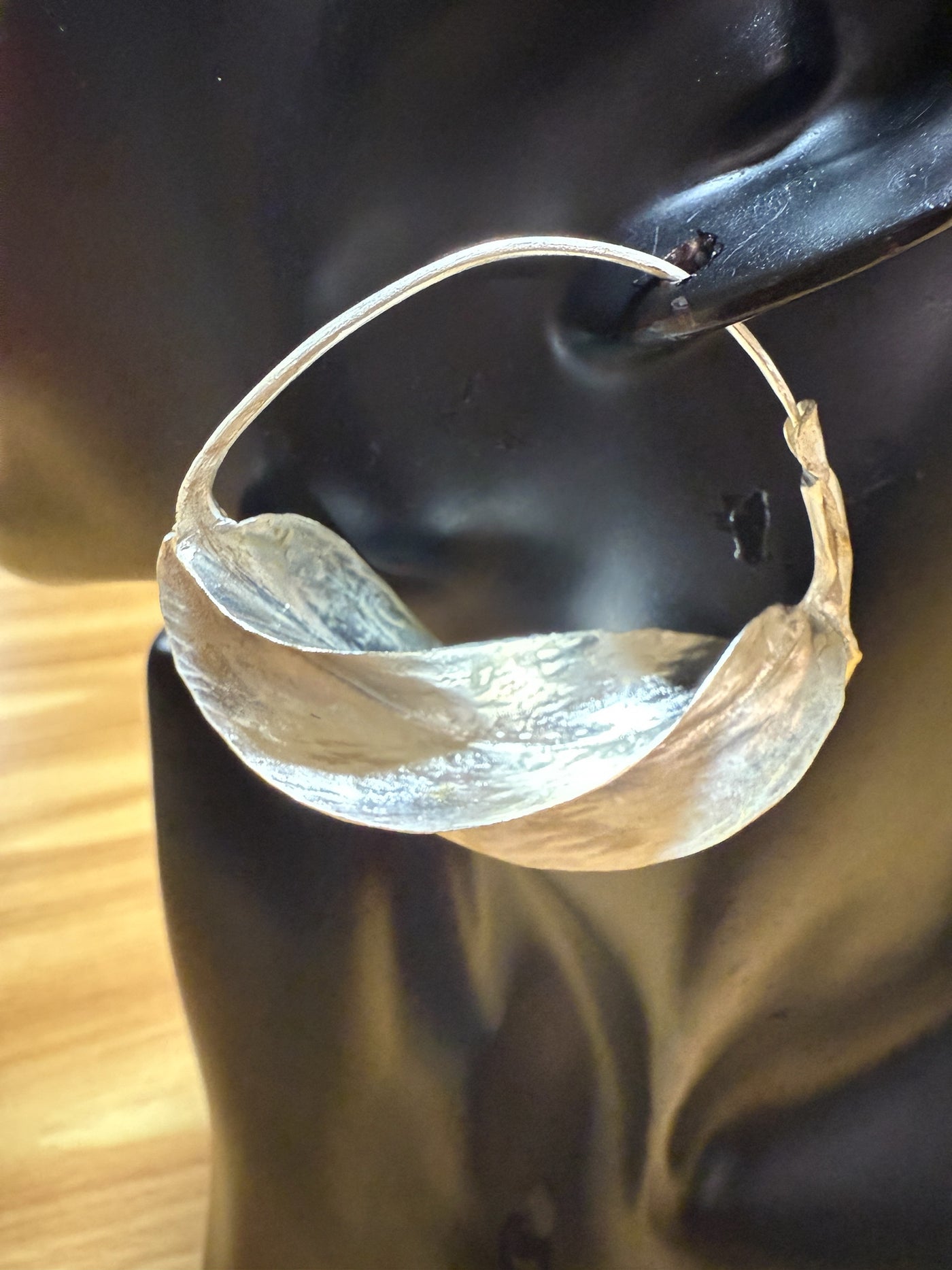 Classic Silver Plated Fulani Hoop Earrings – Multiple Sizes