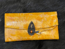 Load image into Gallery viewer, Handcrafted Malian Leather and Ebony Wood Finished Walle
