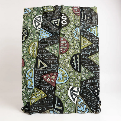Earth Rhythm Mudcloth Textile – 78” x 44” (Handmade in Mali)