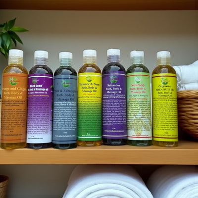 Black Seed Bath, Body & Massage Oil – With Argan, Macadamia, Moringa & Aloe Vera | Anti-Aging, Moisturizing & Soothing Skin Care