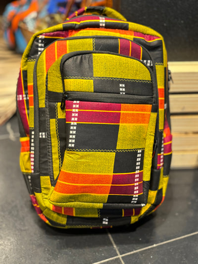 Vibrant African Print Backpacks - Perfect for Back to School