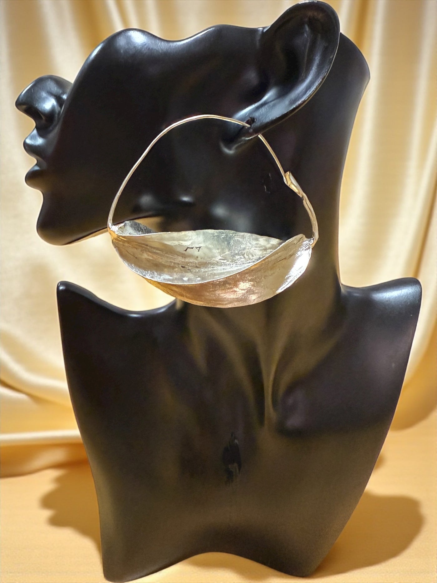 Classic Silver Plated Fulani Hoop Earrings – Multiple Sizes