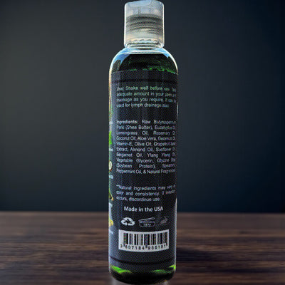 Mint & Eucalyptus Massage Oil – Muscle, Joint & Stress Relief