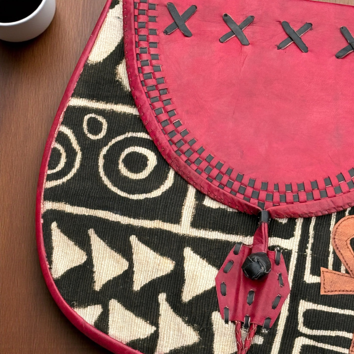 Mali Sunsets: Limited Edition Leather Messenger Bag 13”X14”