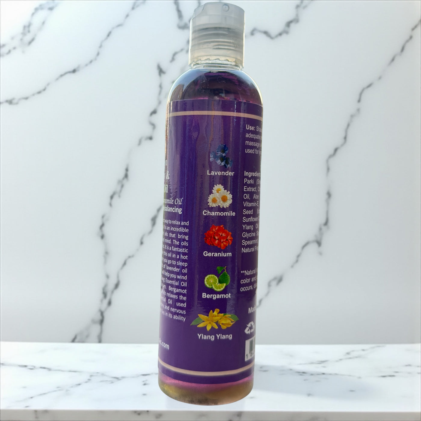 Relaxation Bath, Body & Massage Oil – Lavender & Chamomile | Calming, Moisturizing, Aromatherapy